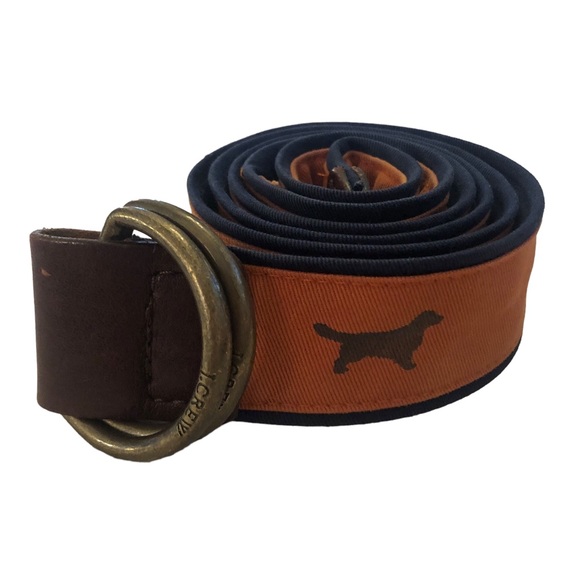 J Crew Golden Retriever Dog Leather Belt - Picture 5 of 15